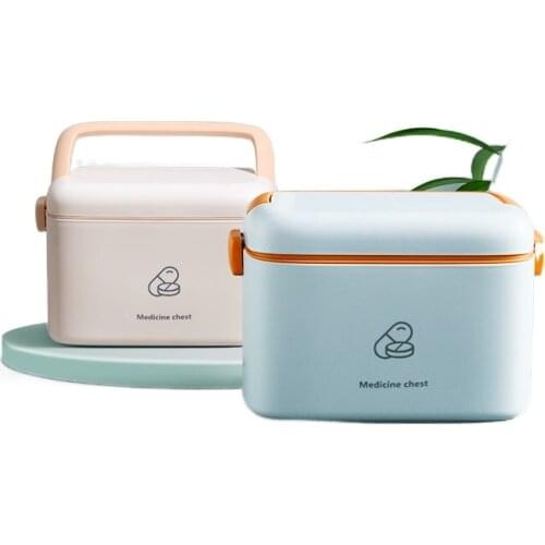 Medicine Box Home Large Capacity Family Pack Small First-Aid Kit Full Set Medicine Storage Box Large Emergency Outcalls Case