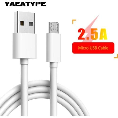 Micro USB Cable 2.4A Fast Charging Android Cable Cord Mobile Phone Charger Cabel Kabel for Oukitel K6000 Pro C8 K3