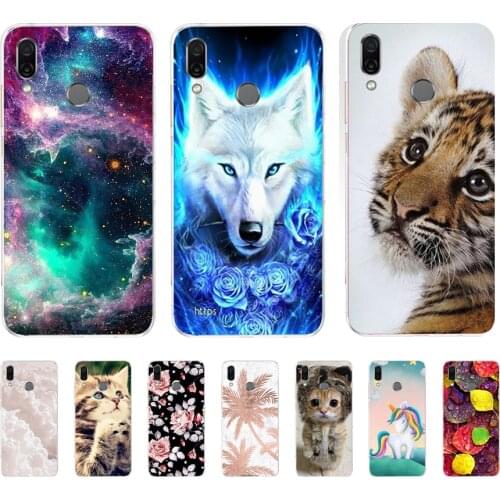 Cartoon Couple Cute For Huawei Y7 2019 Silicone TPU Cover Soft Phone Case For Coque Huawei Y7 2019 Y 7 Y7Pro Y7 Pro 2019 Case