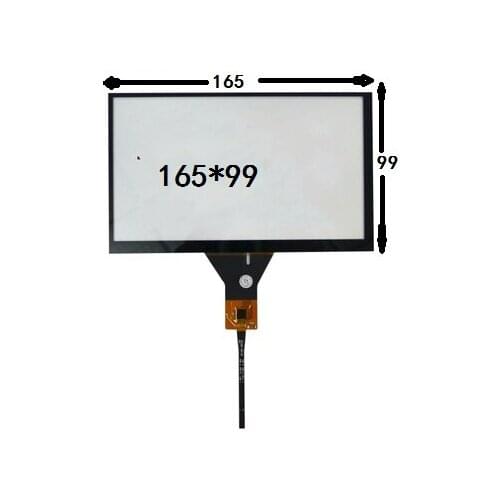 Compatible replacement New 7 inch Capacitive touch screen 165*99 mm IC:GT911 6pin for car dvd gps