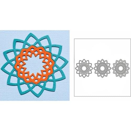New Layer Blossom Flower Doily Frame 2020 Metal Cutting Dies for DIY Scrapbooking and Card Making Decor Embossing Craft No Stamp