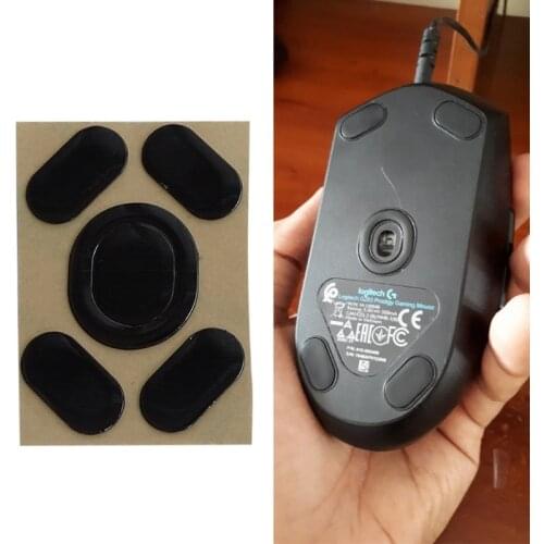 1 Set 0.6mm Curve Edge Mouse Feet Mouse Skates For Logitech G102 G PRO Wired