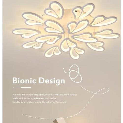 Modern Simplicity Creativity Ceiling Light Warm and Romantic Living Room Lights LED Bedroom Study Lamp