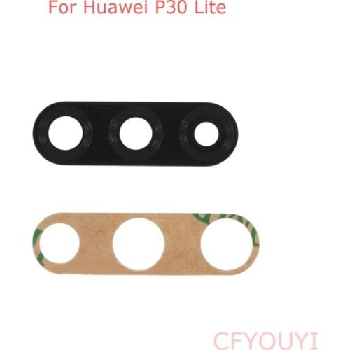 For Huawei P30 Lite Glass Back Rear Camera Lens Glass with Adhesive