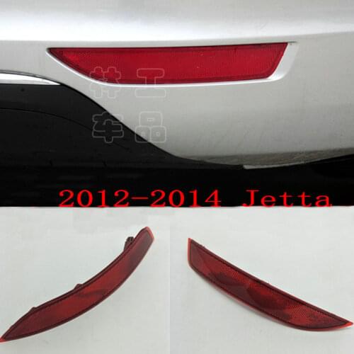 For Jetta 2012-2014 Rear bumper reflective strip Rear bumper reflector Capping plate Bumper trim cover