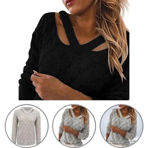 Loose Casual Pullover Women Autumn Sweater Jumpers Sweaters Winter Sweater Quick Drying for Daily Wear