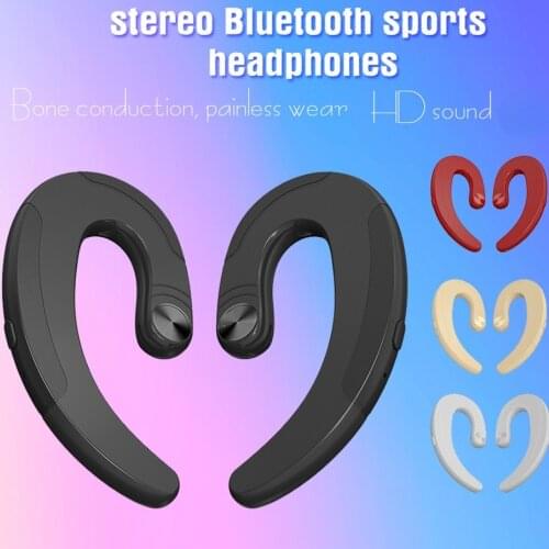 KINGSTAR Bluetooth Earphone TWS Bone Conduction Ear-hook Wireless Bluetooth Headphone With Micr Headset For iPhone Huawei