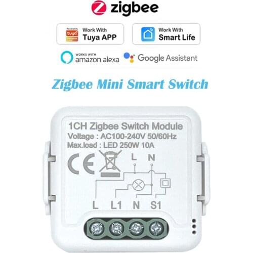 Zigbee 3.0 DIY Smart Switch Two way Control Switches Timer Automation for Smart Life Tuya Compatible with Alexa Google Home