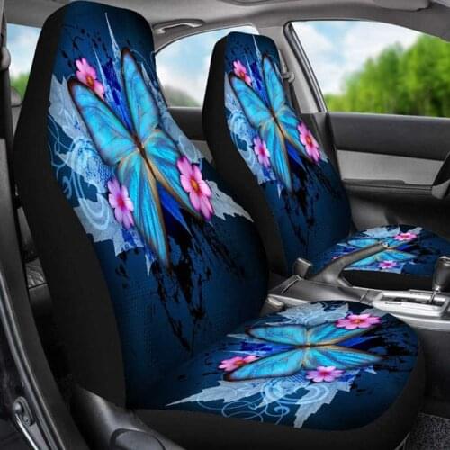 3D Animal Butterfly Universal Car Seat Covers Styling Auto Full Protector Interior Accessories