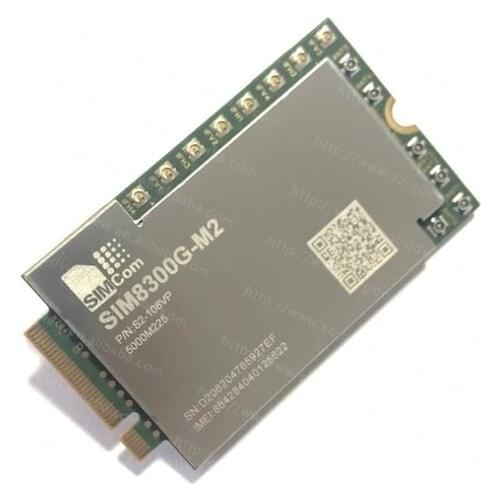 SIMCOM SIM8300G-M2 Multi-Band 5G 10PCS NR/LTE-FDD/LTE-TDD/HSPA+ module supports R15 5G NSA/SA up to 7Gbps data transfer M.2