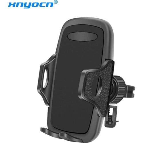 Xnyocn Car Phone Holder Stand for Mobile Phone in Car Luxury Auto Locked Holder for IPhone 12 Pro Max 11 Xiaomi 11 Samsung S20