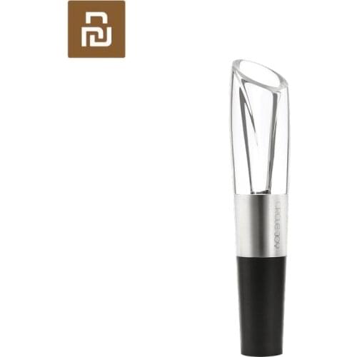 Youpin Circle Joy Wine Aerating Pourer Wine Decanter Aerator Stainless Steel Quick Decanting Easy Cleaning for Home Restaurant