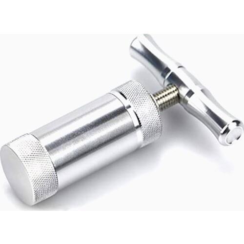 Portable Metal Aluminum Pollen Presser Compressor Press Herb Grinder Tobacco Herbal Spice Grinder Crusher Accessories