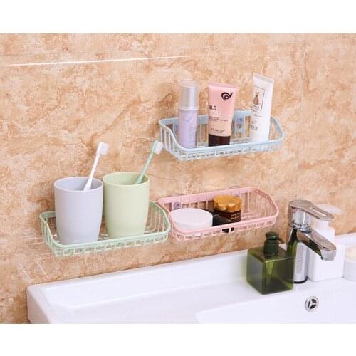 1PC Double Suction Drainer Kitchen Sink Shelf Multifunctional Cleaning Sponge Bathroom Storage Rack ENI 002
