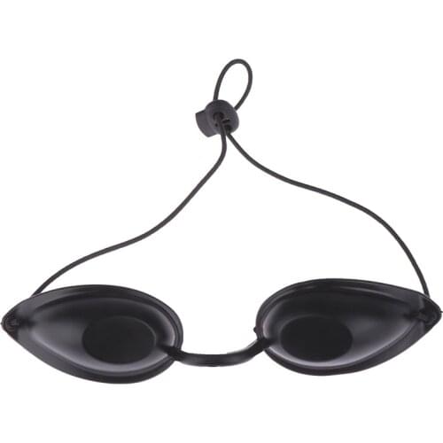 1pc Soft Sunbathing Eyewear Tanning Goggles Beach Adjustable UV Skin Tanning Eye Protection UV Shield Glasses Black