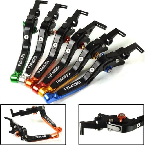 CNC Aluminum Motorcycle Adjustable Folding Extendable Brake Clutch Lever Motorbike For YAMAHA FZR400 RR 1991 1992 1993 1994 1995