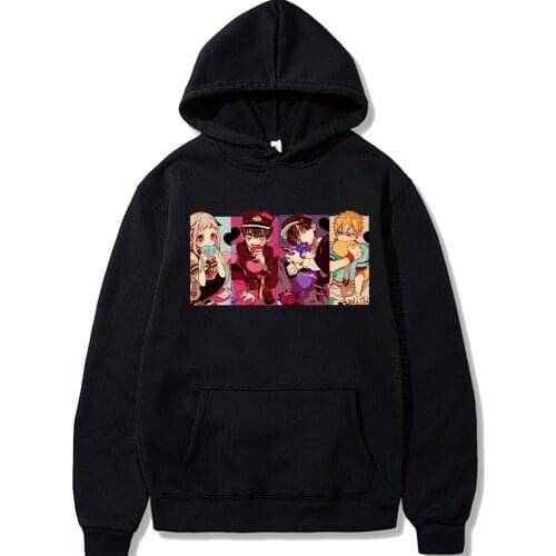 Anime Toilet-Bound Hanako-Kun Printing Men/Women Hoodie Long Sleeve Crew Neck Fashion Designer Streetwear