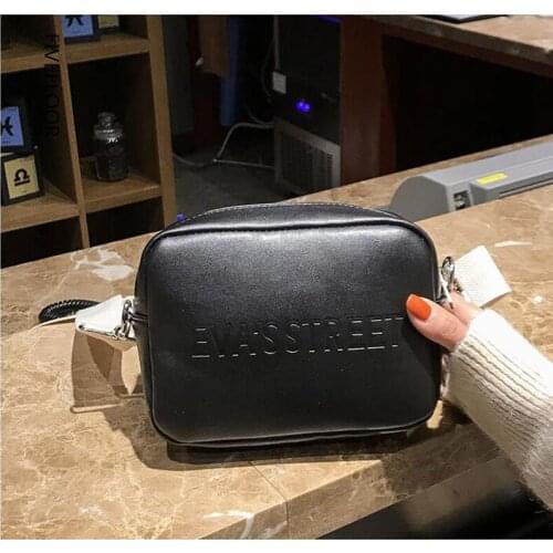 Designer Leather Women Bag Fashionable Purses 2021 Ladies Shoulder Bags Handbag Letter Flap Simple Fashion Females Crossbody Bag