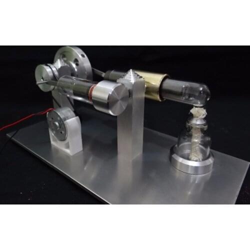 Stirling engine model external combustion engine birthday gift DIY mini steam engine model 4-9V