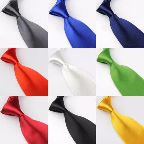New Formal Ties For Men Classic Polyester Satin Party Necktie Fashion Wide 8CM Wedding Business Male Casual Gravata