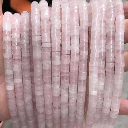 Natural Beads 3x6mm Rondelle Heishi Spacer Beads For Jewelry Making 15" DIY Bracelet Necklace Accessorries Beads For Women Gift