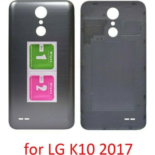 Original Back Cover Case For LG K10 2017 X400 M250N M250E N250DS M250 Phone Back Pannel Housing Rear Battery Cover Replace Parts