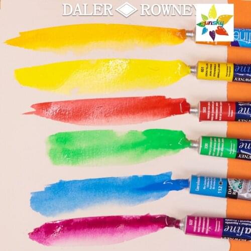 Original DALER ROWNEY Artist professional Watercolor pigment Color mixing tubular 8 ml single Self selected Art supplies