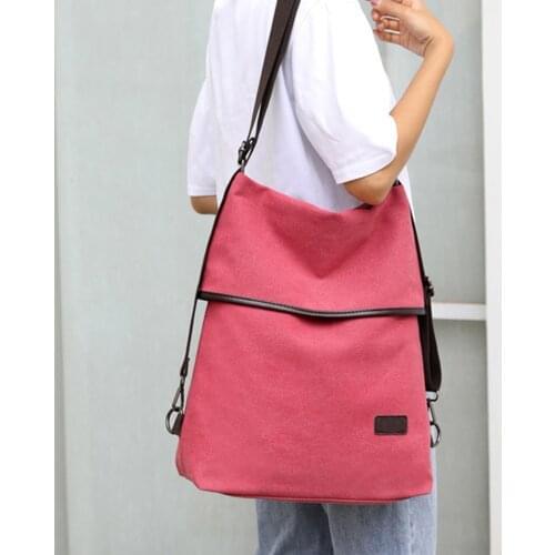 Hot Women Canvas Backpacks Zipper Female Bag Sac A Dos Travel Back Pack Ladies Bagpack Mochilas School Bags for Teenage Girls