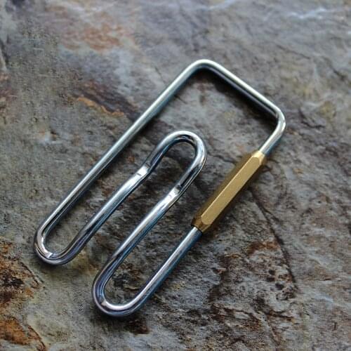 Simple Personality Stainless Steel Keychain Belt Buckle