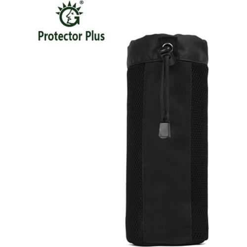 Outdoors MOLLE System Tactics Water Bottle Pocket D-ring Holder Drawstring Pouch Bag,Army Durable Nylon Equipment
