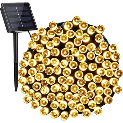 20M 50M 100M Solar String Light Outdoor Solar Garden Lamp Fairy Light Garland Waterproof for Holiday Christmas Patio Party Decor