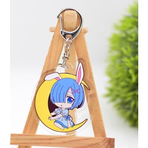 WL0729 RE:Zero Keychain Anime Keyring Accessories