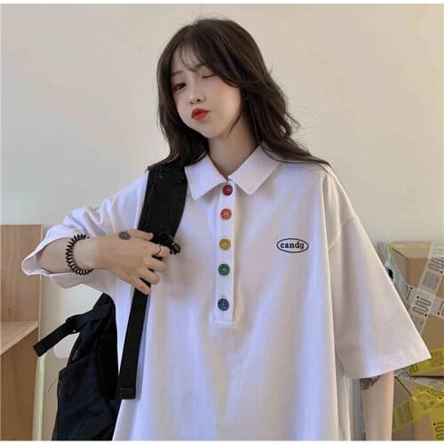 XEJ St-shirts with Short Sleeve Summer 2021 Womens Clothing Tunic for Women Korean Fashion Womens Cotton Shirt Sweatshirts