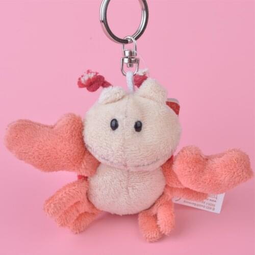 1 Pcs Crab Small Plush Pendant Toy, Kids Doll Keychain / Keyholder Gift Free Shipping