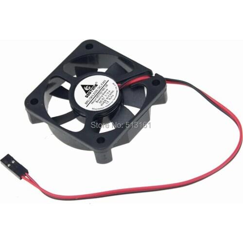 2pcs/lot Gdstime Dupont 2Pin 5V 5cm 5010 50x50x10mm 50mm Brushless DC Cooling Cooler Fan