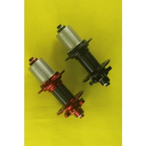 28 holes Powerway PFH-M64 MTB carbon disc rear hub XC 135mm QR version cyclocross bicycle 269g black red M64