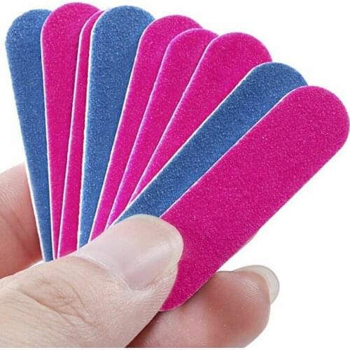 5pcs mini nail file disposable nail peeling buffer buffer nail art tool