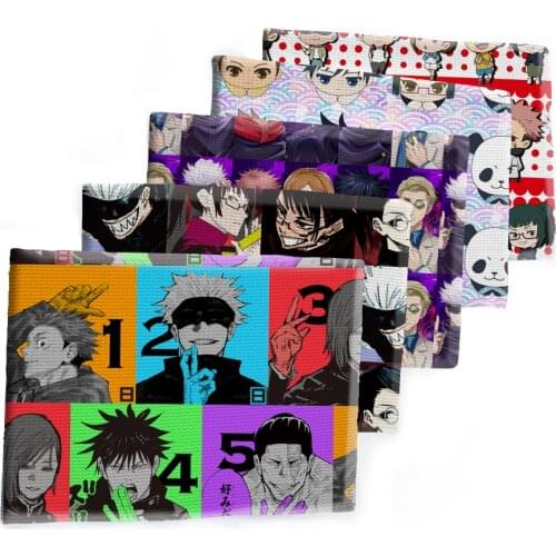 50*145cm Japan Anime Bullet Textured Jujutsu Kaisen Liverpool Patchwork Tissue Kids home textile