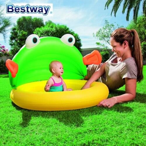 52162 Bestway 1.07mx1.04mx71cm Fish & Me Baby Pool 42"x41"x28" Fish Swimming Pool Bath Pool For Babies Ball Pool