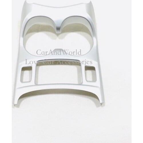 ABS Chrome Parts Inner Water Cup Holder Cover Decoration Trims For Nissan Qashqai J11 2014-2019 Molding Accessories