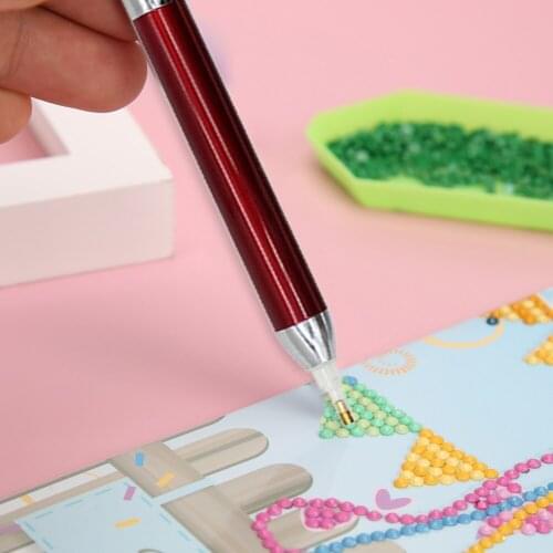 Diamond Sticker Nail Pen Electric Point Drill Pen DIY Craft Cross Embroidery Eco-friendly 5D Diamond Painting Tools