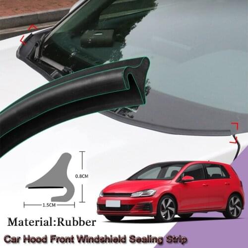 Car Seal Strip Windshied Spoiler Filler Protect Edge Weatherstrip Strips Sticker Accessories For Volkswagen Golf 7 8 2014-2020