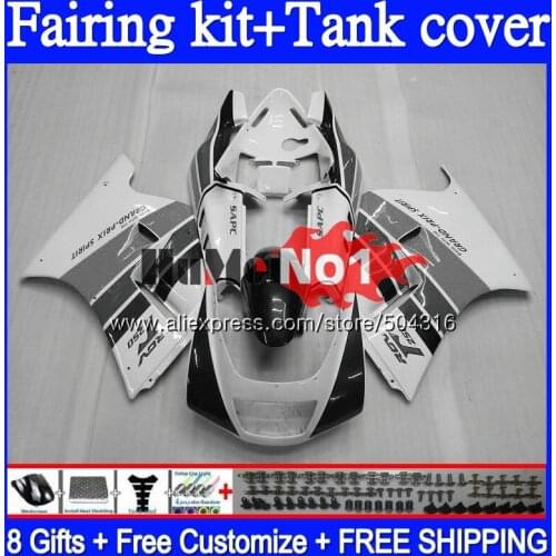 +Tank For SUZUKI RGV250 SAPC VJ22 1992 1993 1994 1995 1996 90MC.154 RGV-250 VJ21 VJ 22 RGV 250 92 93 94 95 Fairings White Black