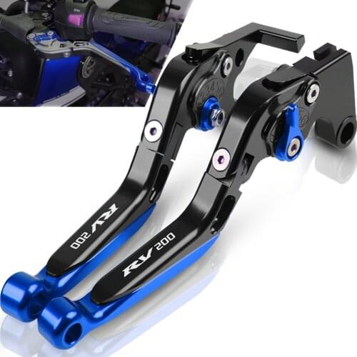 FOR SUZUKI RV200 2016-2017 Motorcycle Accessories handbrake Adjustable Handle Brake Clutch Levers Motorbike Hand With Logo RV200