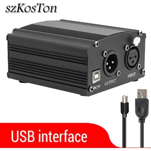 USB Phantom Power for bm 800 Studio Microphone Audio Interface bm800 Karaoke Condenser Microphone Phantom Power for bm-800 Mic