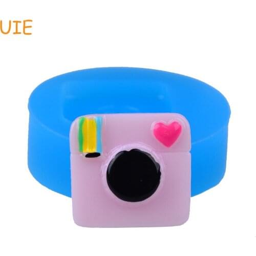 FYL418U 21.4mm Camera Flexible Silicone Mold - for Dessert Jewelry, Fondant, Cake Decoration Craft, Cookie Biscuit, Candy, Resin