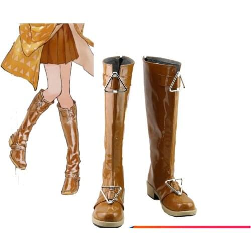 Hot Anime Demon Slayer Agatsuma Zenitsu cosplay shoes for Halloween Carnival Party Events Anime Adult COS Christmas Gift