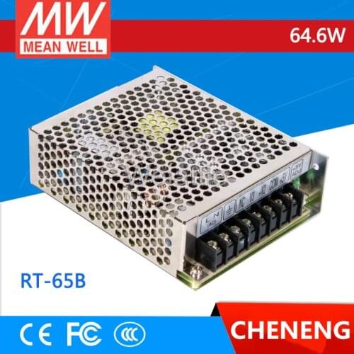 MEAN WELL original RT-65B 65W 5V 5A +12V 2.8A -12V 0.5A 64.6W Triple Output Drive Switching Power Supply
