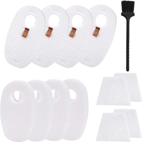 4 Pack Filter Replacement Kit for Shark Rocket Deluxe Pro HV319Q HV320 HV320W HV321 HV322 HV324Q HV325 UV330 UV422