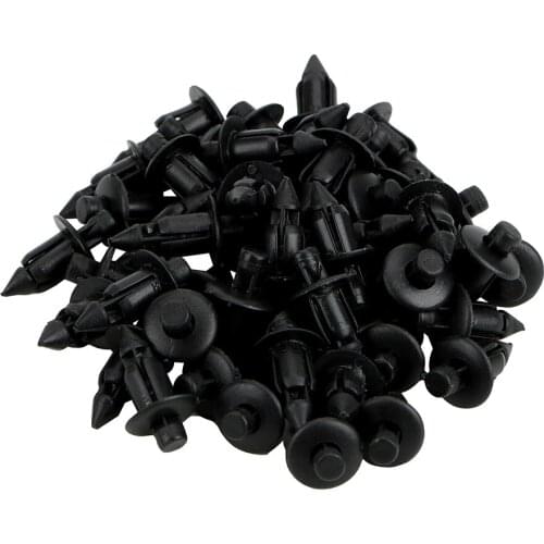 LEEPEE 50Pcs/set Auto Fastener Retainer Clips Door Trim Panel Clips Plastic Rivet For Toyota Lexus 7mm Hole
